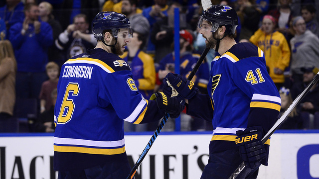 Watch: Blues' Edmundson buries winner with 20 seconds left