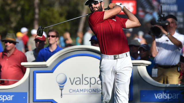 Watch: Hadwin provides shot of the day at Valspar