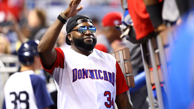 Big Papi surprises Dominican Republic in dugout