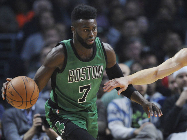 Watch: Jaylen Brown plans to pick Kyrie's brain about flat-Earth theory