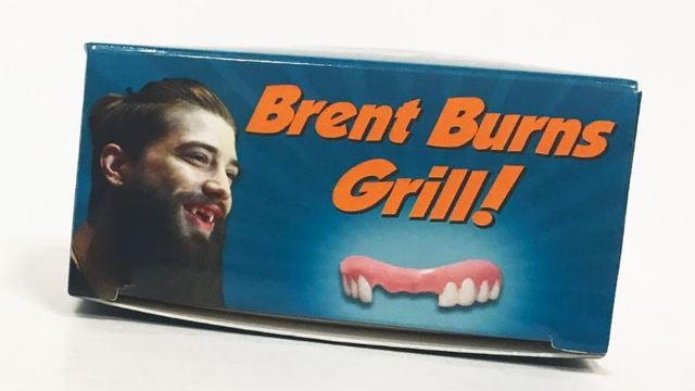Sharks give out Brent Burns grills with missing front teeth
