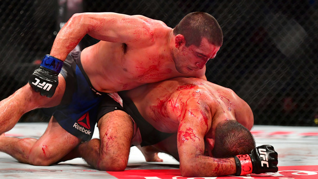 Soto compares bloody fight to having 'water all over your face'