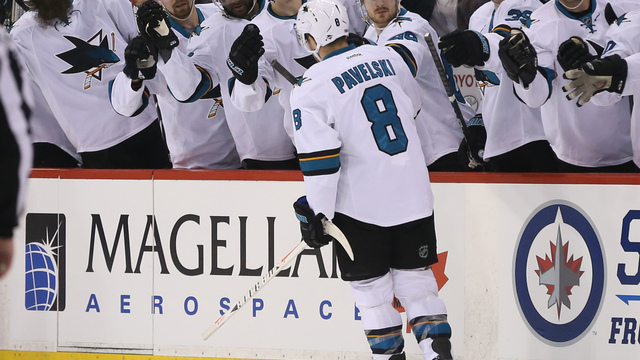 Pavelski, Bernier, Karlsson named NHL's 3 stars of the week