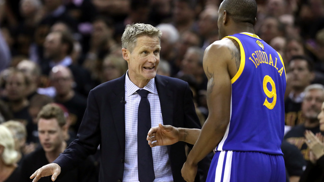 Iguodala stresses he wasn't talking about Kerr: 'I have a great relationship with Steve'