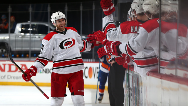 Canes have scored 11.7 percent of their goals vs. Isles, in only 3 games