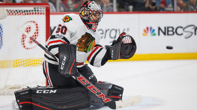 Blackhawks put Crawford back on injured reserve