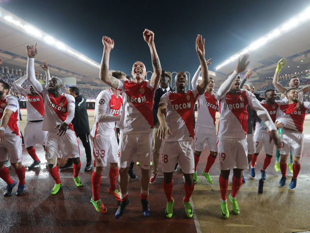High-flying Monaco outguns Manchester City to reach quarter-finals