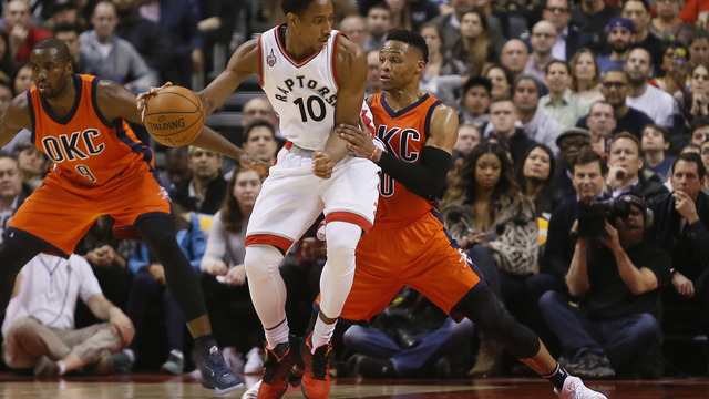 DeRozan is a Westbrook fan: 'I always love watching Russ'