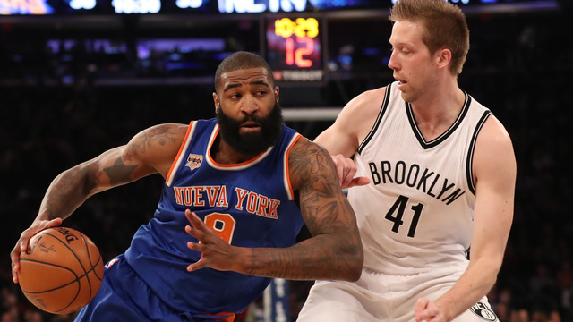 Knicks' O'Quinn: Nets 'shouldn't be in the gym with us'