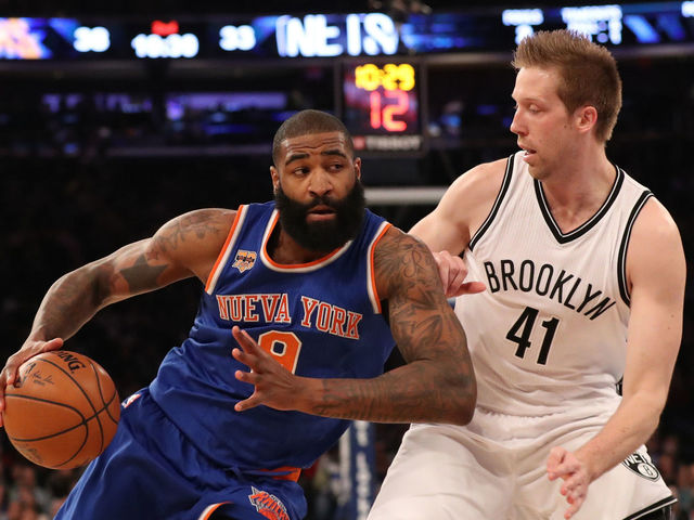 Knicks' O'Quinn: Nets 'shouldn't be in the gym with us'