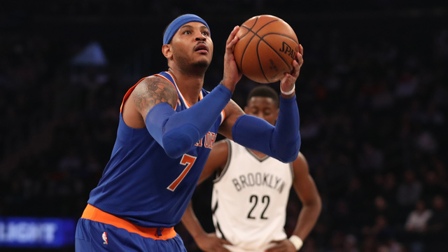 Report: Melo open to waiving no-trade clause for Rockets, Cavs