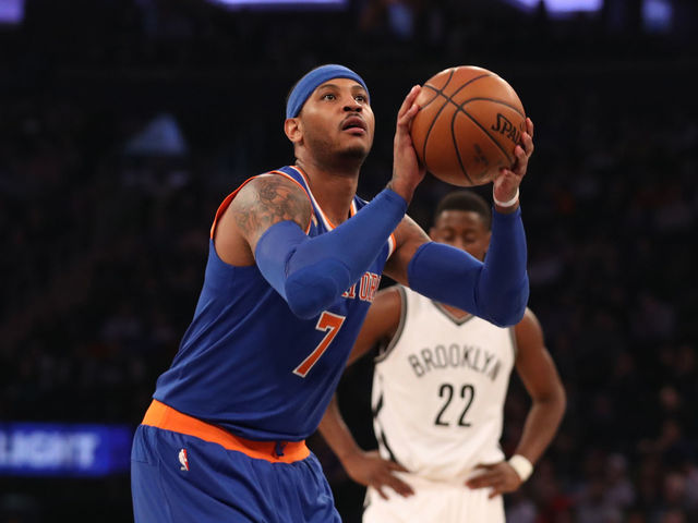 Report: Melo open to waiving no-trade clause for Rockets, Cavs