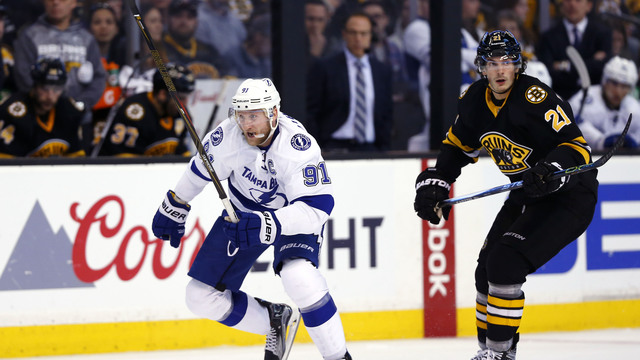 Stamkos practices with Lightning; still unsure if he'll return this season