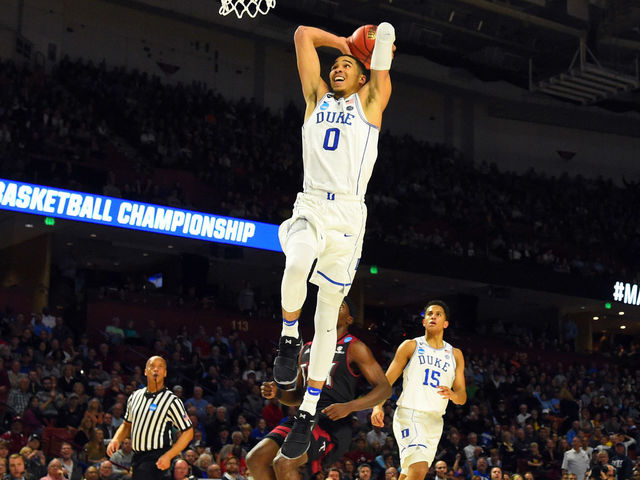Duke's Tatum, potential No. 1 pick, declares for NBA draft
