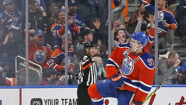 Oilers take over Pacific Division lead with thrilling OT victory