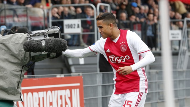 Like father, like son: 17-year-old Justin Kluivert taps in 1st senior Ajax goal
