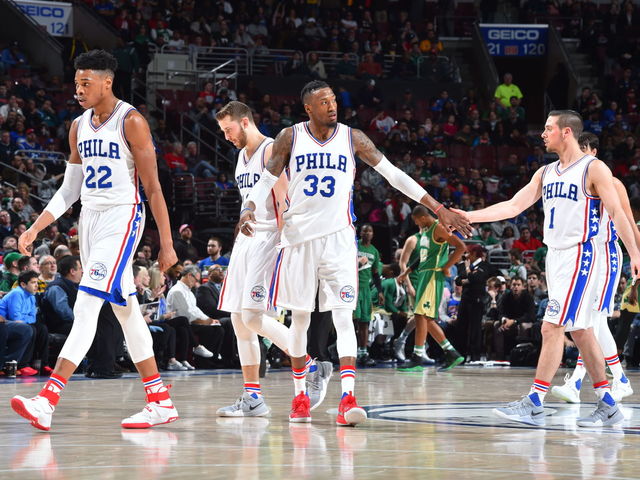 Shorthanded Sixers rally to beat Celtics for 1st time in 3 years