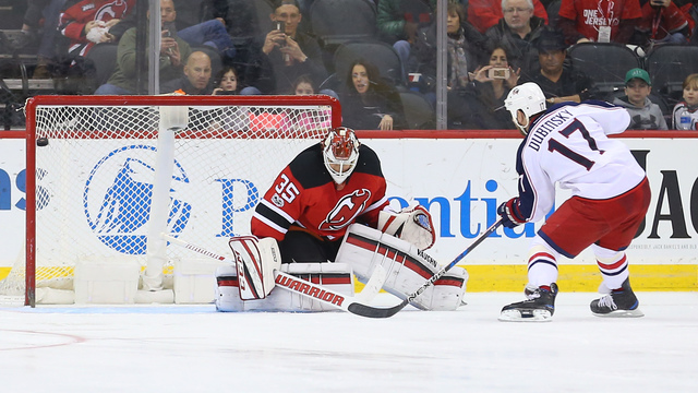 Watch: Dubinsky buries Blue Jackets' 2nd penalty-shot goal of game