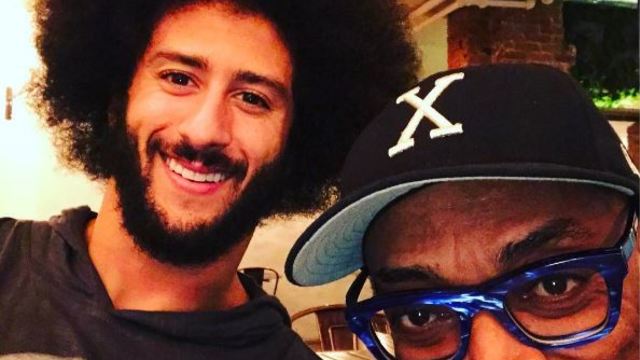 Spike Lee stumps for Kaepernick