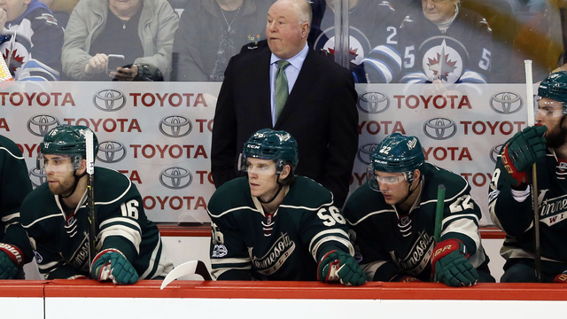Boudreau loses 5 straight in regulation for 1st time ever as Wild fall to Jets