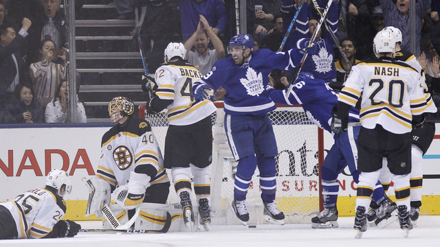 Leafs earn 2 huge regulation points vs. Bruins, sweep season series