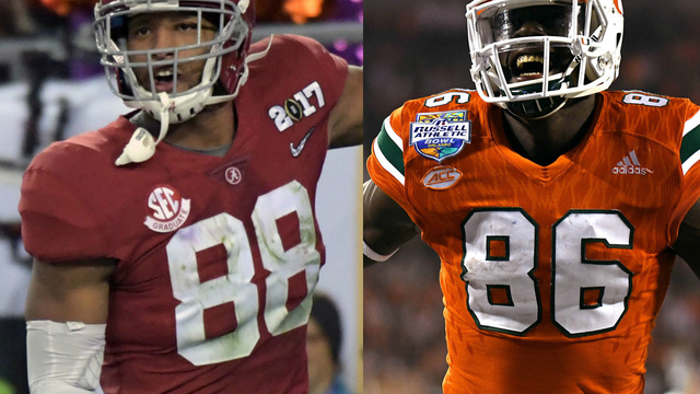 Pick Your Prospect: O.J. Howard vs. David Njoku
