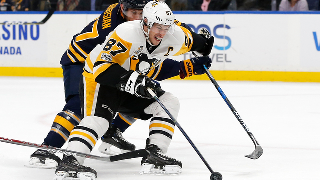 Watch: Crosby skates through Sabres, uses ridiculous one-handed backhand to score