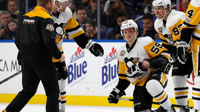 Penguins' Guentzel diagnosed with concussion after Ristolainen hit