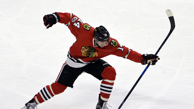 Panik makes Blackhawks' 6th 20-goal scorer; most since 2009-10