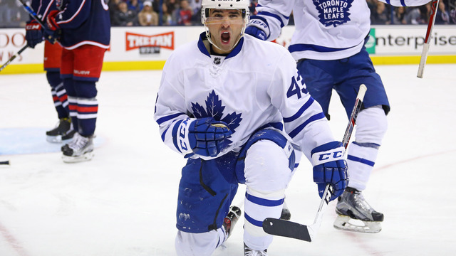 Kadri hits 30 goals, makes history with Matthews