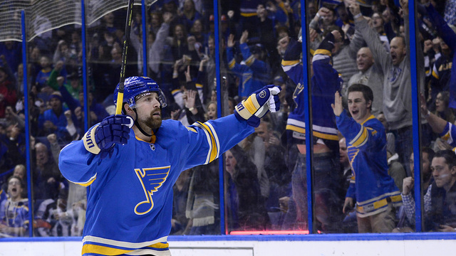 Blues' Berglund out until December after shoulder surgery
