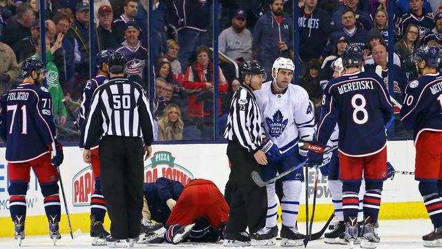 Roman Polak gets 2 games for boarding Oliver Bjorkstrand