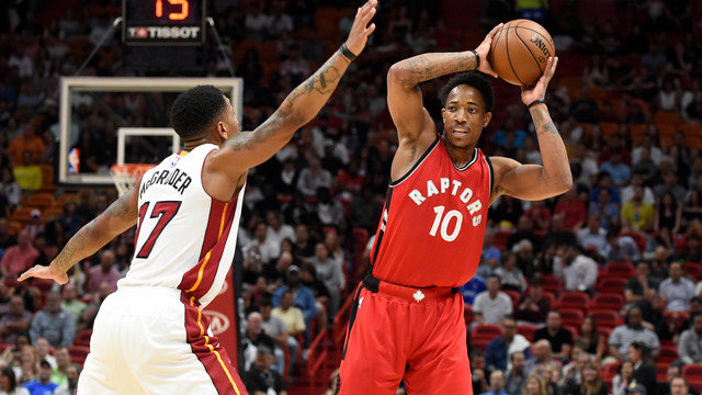 DeRozan notches 2nd straight 40-point game in comeback win over Heat