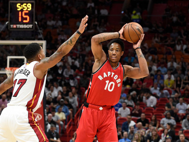 DeRozan notches 2nd straight 40-point game in comeback win over Heat