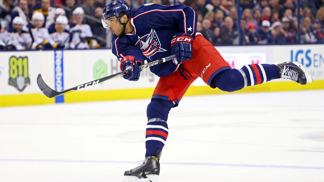 Jones becomes 5th defenseman in Blue Jackets' history to score 40 points