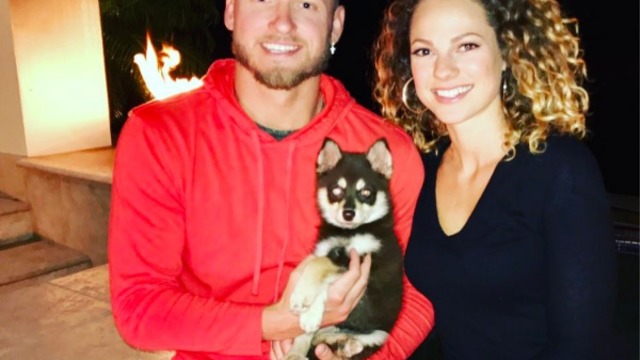 Donaldson poses with cute puppy, internet goes wild