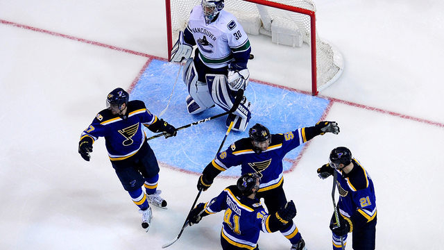 Canucks eliminated from playoff race in loss to Blues