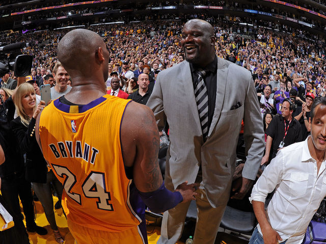 Kobe relishes opportunity to thank Shaq at statue unveiling