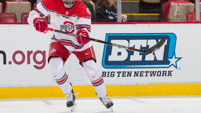 Flames sign Buckeyes' Josh Healey to entry-level deal