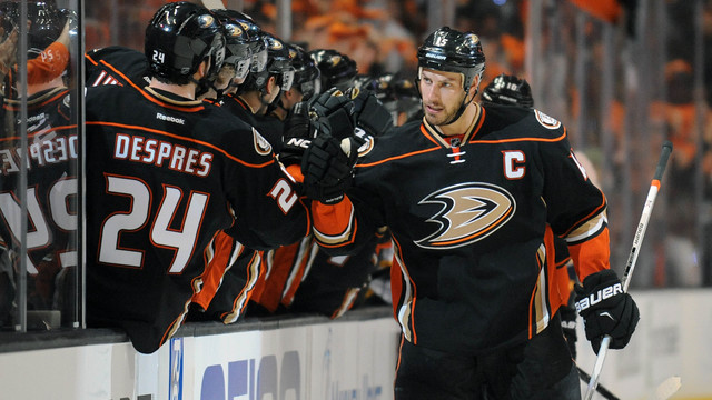 Getzlaf turning up offensive production at right time for Ducks