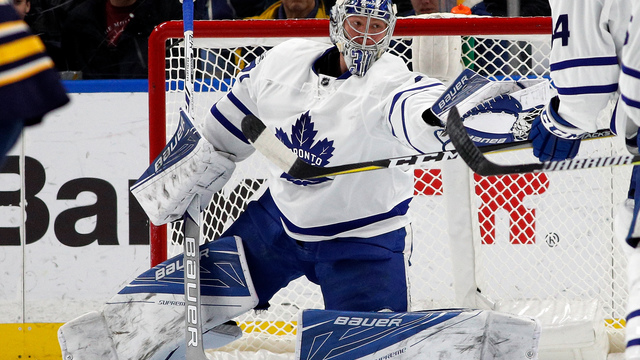 Maple Leafs lose Andersen to upper-body injury