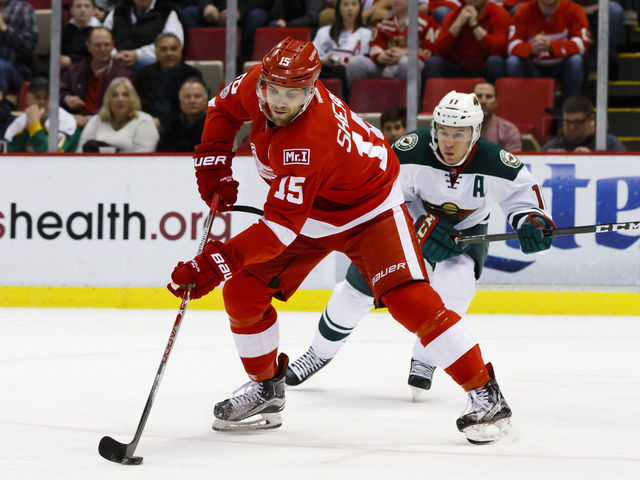 Wings' Sheahan still without a goal after 99 shots
