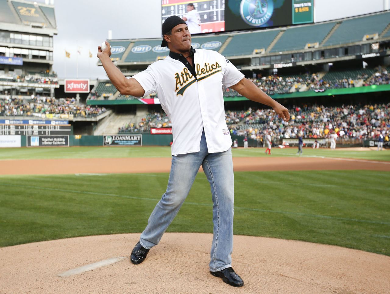 Jose Canseco is getting back in baseball as a television analyst