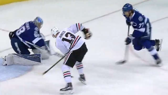 Watch: Jurco pots 1st goal of season