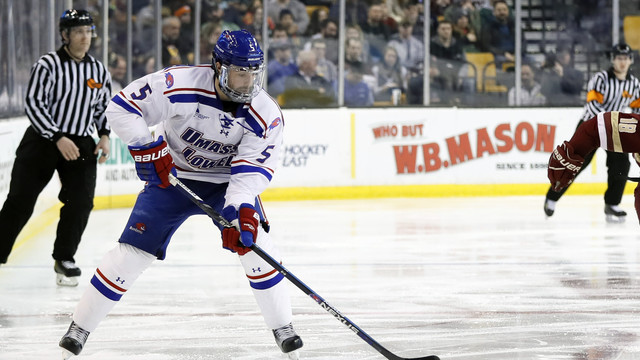 Oilers sign UMass Lowell product Gambardella to entry-level deal