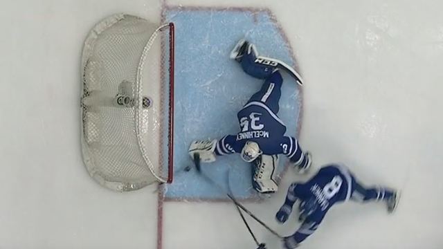 McElhinney robs Smith with desperate paddle stop