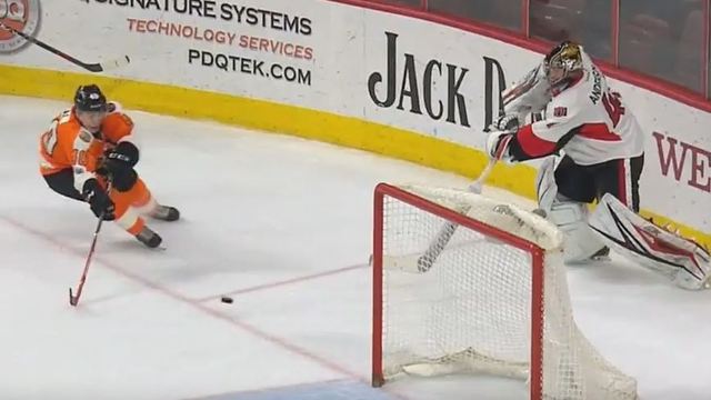 Sens' Anderson keeps Flyers' playoff hopes alive with brutal giveaway