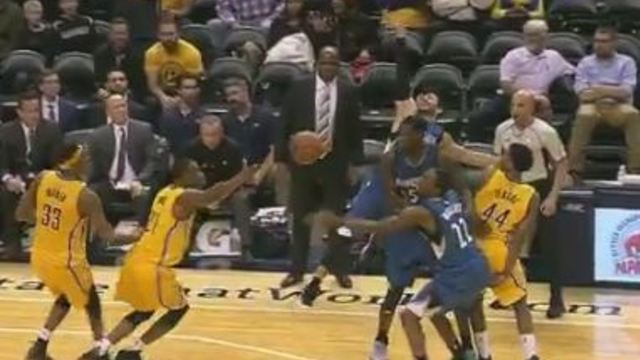 Pacers suffer crushing loss to Timberwolves on dubious foul call