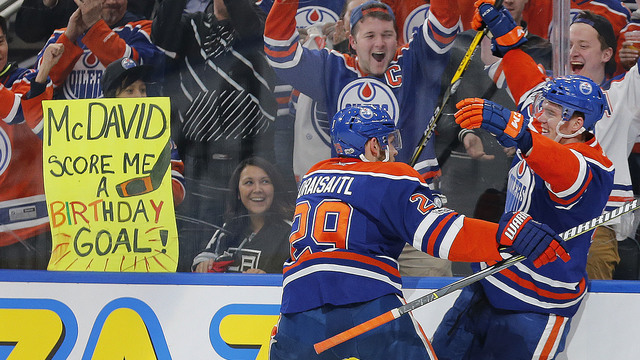 Eberle, McLellan credit fans for sticking with playoff-bound Oilers
