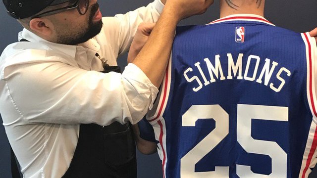 76ers executive gets Ben Simmons shaved into head